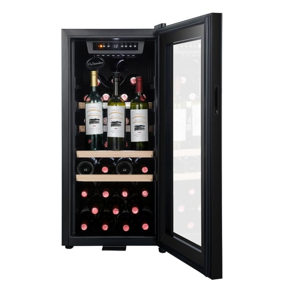 LA SOMMELIERE LS38BLACK για 38 Μπουκάλια Μαύρο Συντηρητής Κρασιών image 3