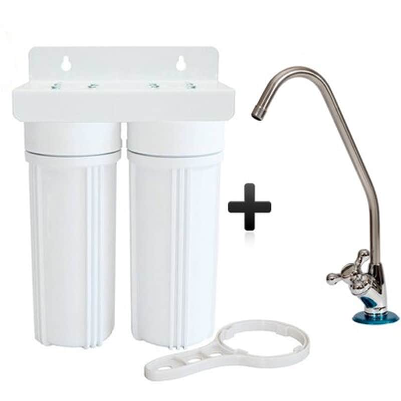 Eiger Συσκευή Φίλτρου Νερού Κάτω Πάγκου Διπλή Με Βρυσάκι 10