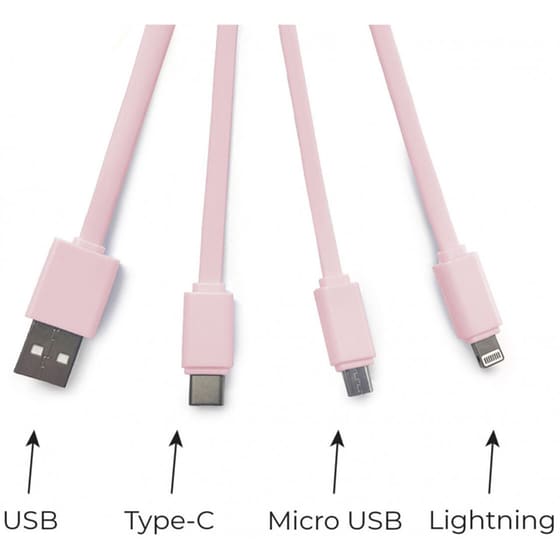 Καλώδιο Πολλαπλή Φόρτισης Legami Link Up Multiple - Heart image 2