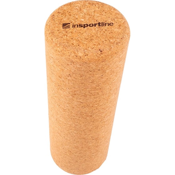 Foam Roller Φελλού InSPORTline Kornadi 30x10cm - Καφέ image 1