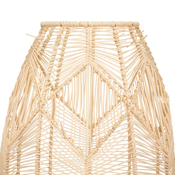 Πορτατίφ Spitishop Μεταλλικό/Ξύλινο Φ26x49 cm - Φυσικό image 1