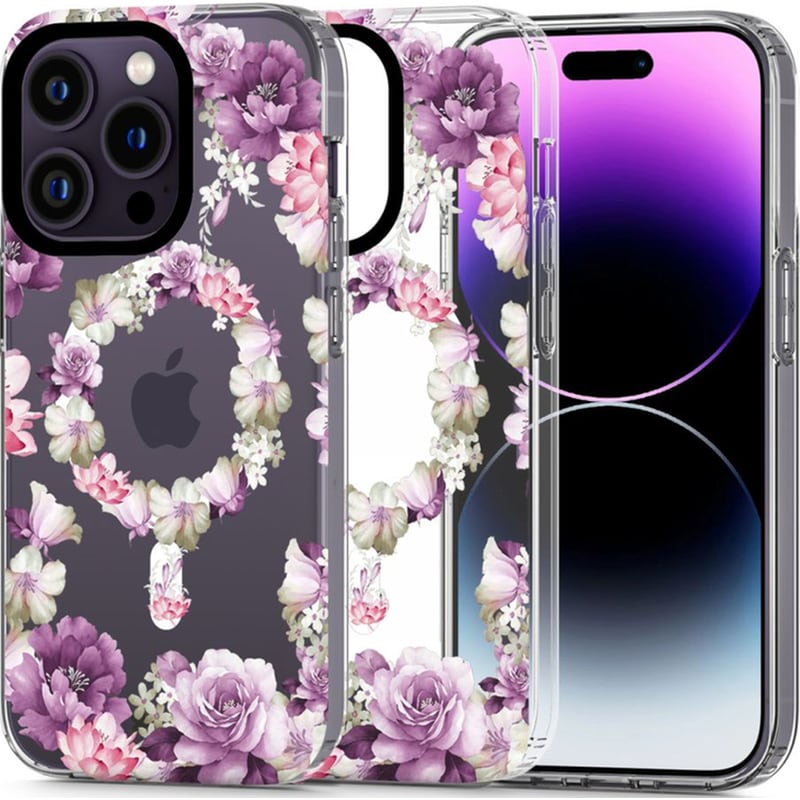 Θήκη Apple iPhone 14 Pro Max – Tech-Protect MagMood MagSafe – Rose Floral