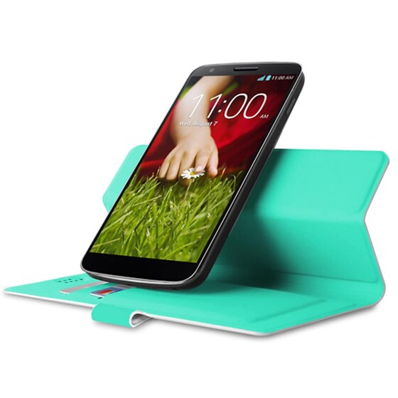 Θήκη Universal 5.5" - Puro Bi-Color Wallet Λευκό/Πράσινο image 4
