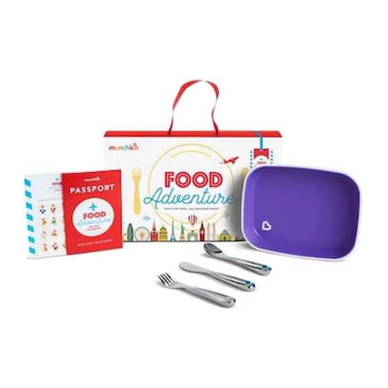 Munchkin Παιδικό Σετ Φαγητού Food Adventure Big Kid Purple - 051876 image 2