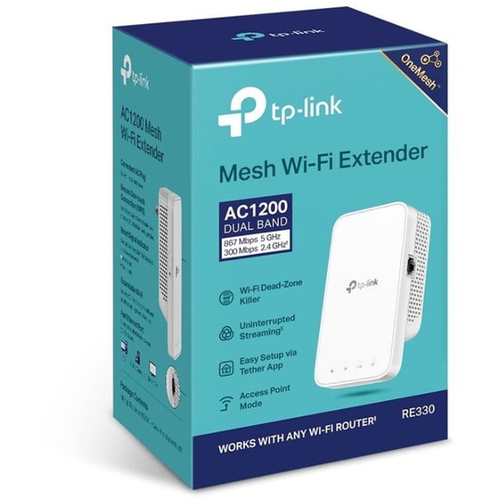 TP-Link RE330 V1 Wi-Fi Extender Dual Band (2.4 And 5ghz) 1200mbps image 2