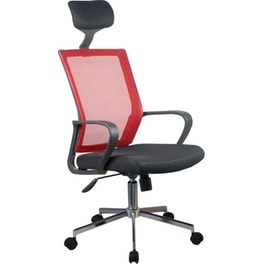 Καρέκλα Γραφείου ArteLibre Φοίβη από Ύφασμα Mesh - Κόκκινη/Μαύρη