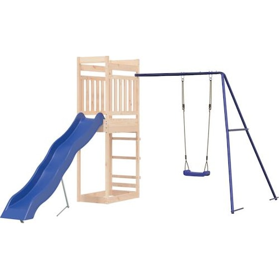 VidaXL Παιδική Χαρά Εξωτερικού Χώρου από Μασίφ Ξύλο Πεύκου image 0