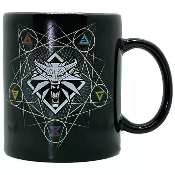 Κούπα Good Loot Κεραμική Signs 480 ml - The Witcher 3 image 0