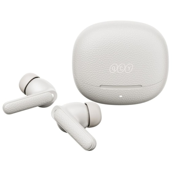 Ακουστικά Bluetooth QCY HT15 - Cream Grey image 4