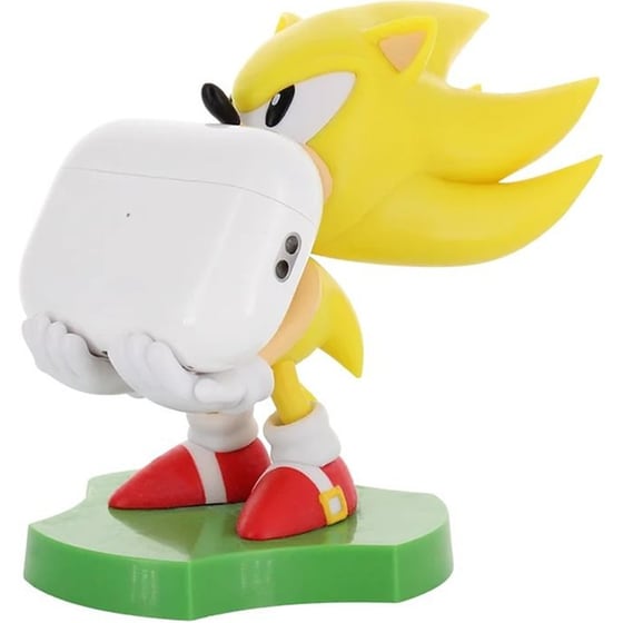 Φιγούρα Βάσης Στήριξης Cable Guys - Sonic The Hedgehog Super Sonic Earbud Holder (HDHMSG400608) image 2