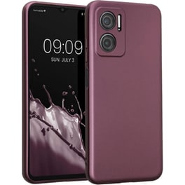 Θήκη Xiaomi Redmi 10 5G - KWmobile Θήκη Σιλικόνης με Πλαίσιο Κάμερας - Metallic Lavender
