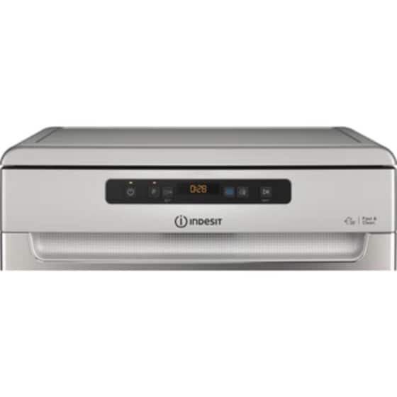 INDESIT D2F HD624 AS για 14 Σερβίτσια Ασημί Πλυντήριο Πιάτων image 2