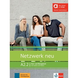 Netzwerk A2.2 Kursbuch & Arbeitsbuch Hyb