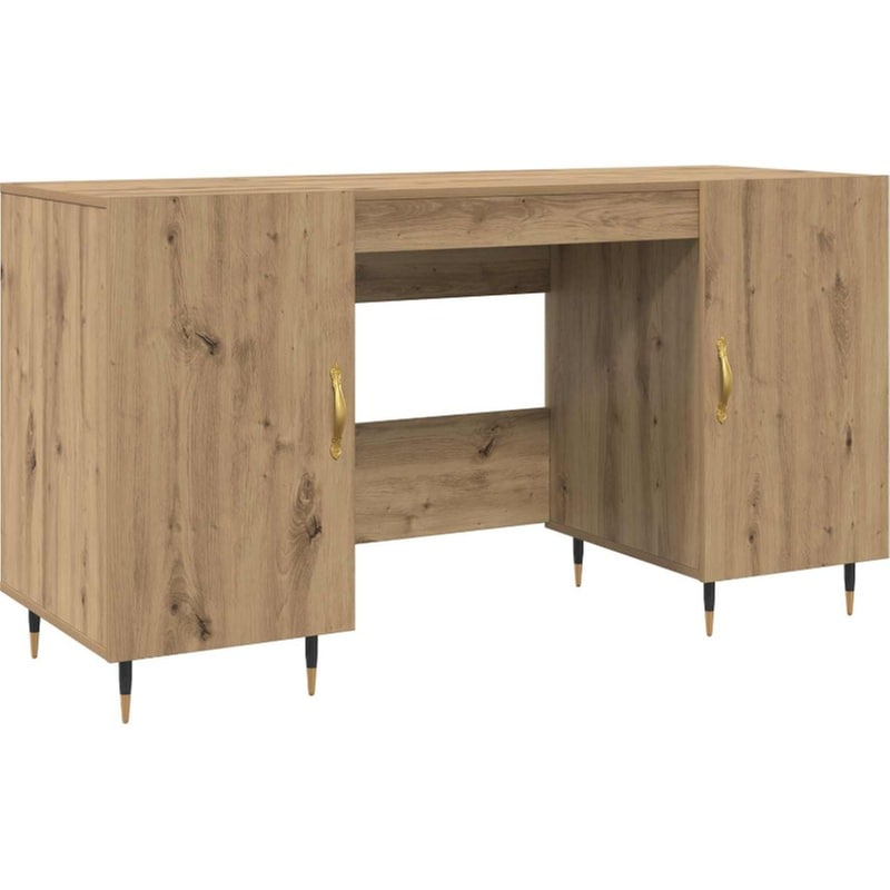 Γραφείο VidaXL από Επεξεργασμένο Ξύλο 140x50x75 cm - Artisan Δρυς