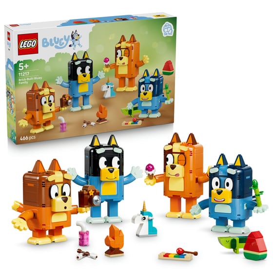 LEGO® Bluey Brick-Built Bluey Family (11217) image 6