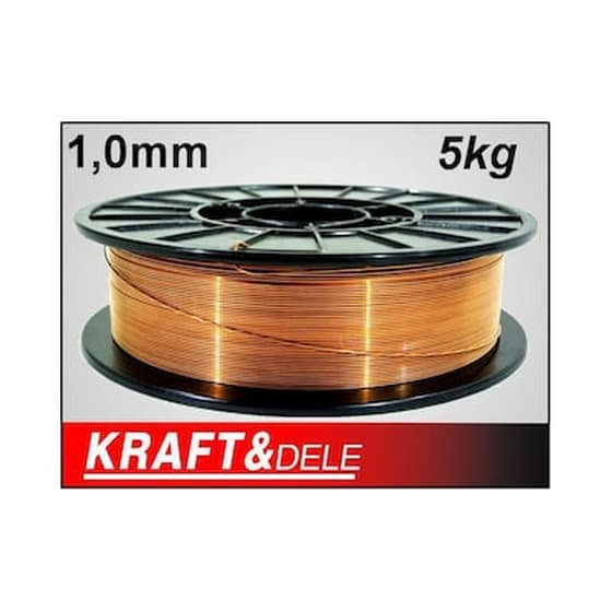 Χάλκινο Σύρμα Ηλεκτροσυγκόλλησης 1.0 Mm 5 Kg Kraft Dele Kd-1152 image 1