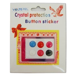 Skin iPhone/iPad Home Button Εξωτερικο Αυτοκολ. 6 τμχ - Πολύχρωμο