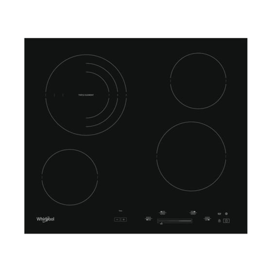 WHIRLPOOL AKT890 BA 58 cm Μαύρο Εστία Κεραμική Αυτόνομη image 0