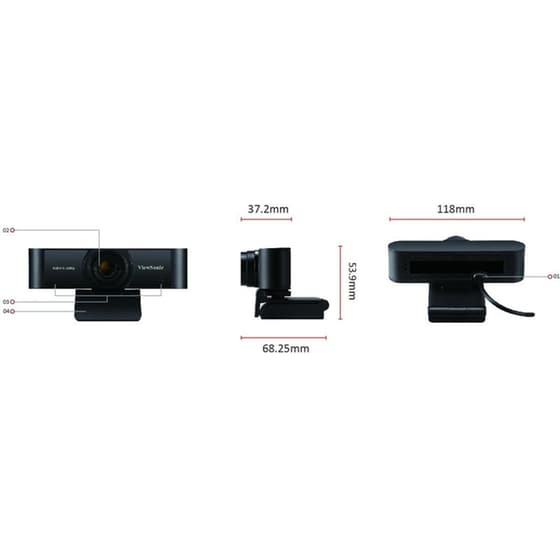 ViewSonic VB-CAM-001 WebCam UW 1080P image 18