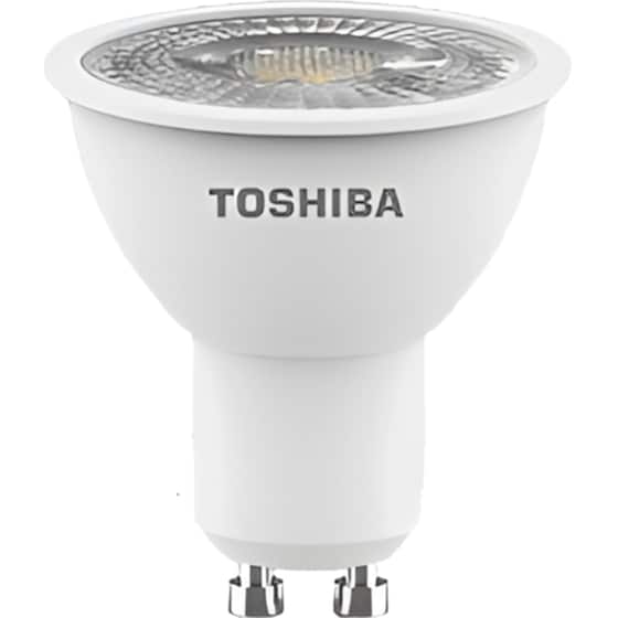 Λάμπα LED Toshiba GU10 4W 3000K - Θερμό Λευκό image 0