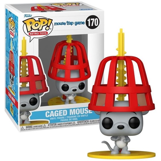 Funko Pop! Retro Toys: Mouse Trap Game - Caged Mouse #170 Vinyl Figure image 0