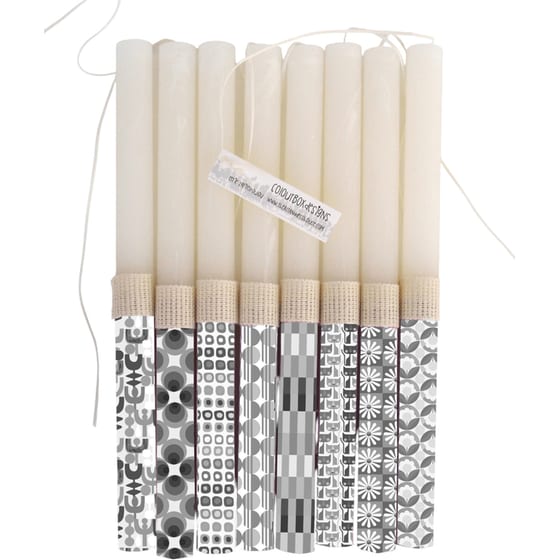 Λαμπάδα Colourbox Designs Χρώματα - Μαύρα & Άσπρα image 0