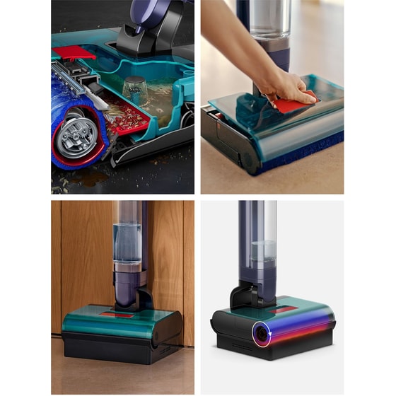 DYSON CLEAN+WASH WET & DRY 14.6 V 0.75 L Πορτοκαλί/Μπλε Σκούπα Stick image 6