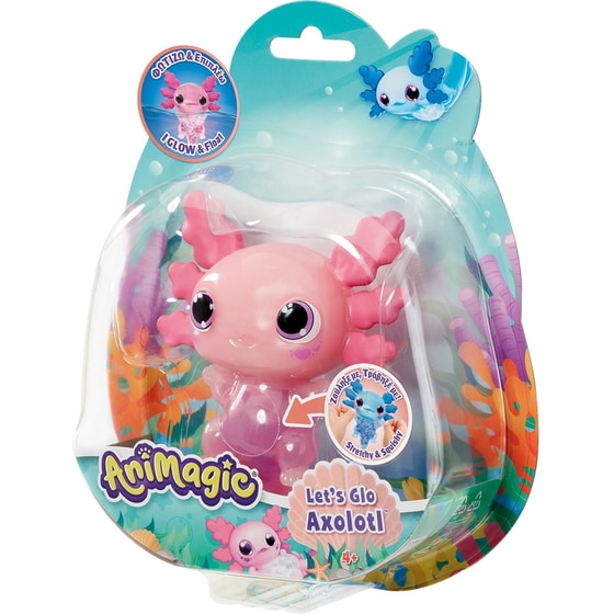 Animagic Φιγούρα Νερού Let's Glo Axolotl image 9