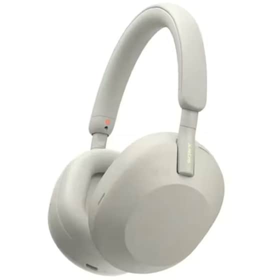 Sony WH-1000XM5 Premium Noise Cancelling Wireless Over Ear Headphones - Silver image 2