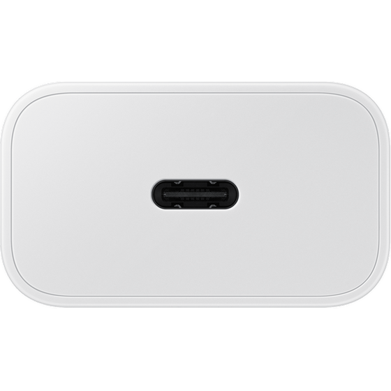 Φορτιστής Πρίζας Samsung Power Adapter USB-C 25W με Καλώδιο - Λευκό image 1