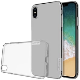 Nillkin Nature Θήκη Προστασίας Από Σιλικόνη – Apple Iphone Xs Max (διάφανη/γκρι)