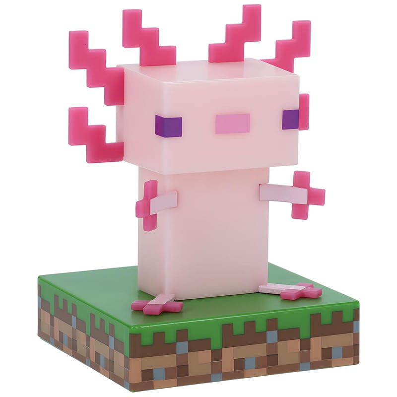 Φωτιστικό Paladone Minecraft Axolotl Icon