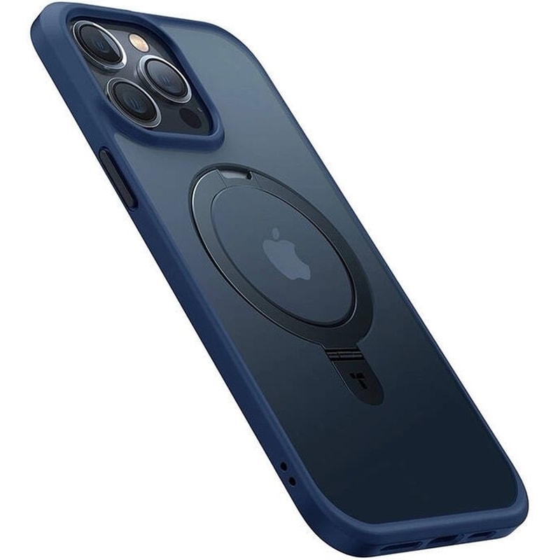 TORRAS Θήκη Apple iPhone 15 Pro - TORRAS Upro Ostand Matte Case - Μπλε