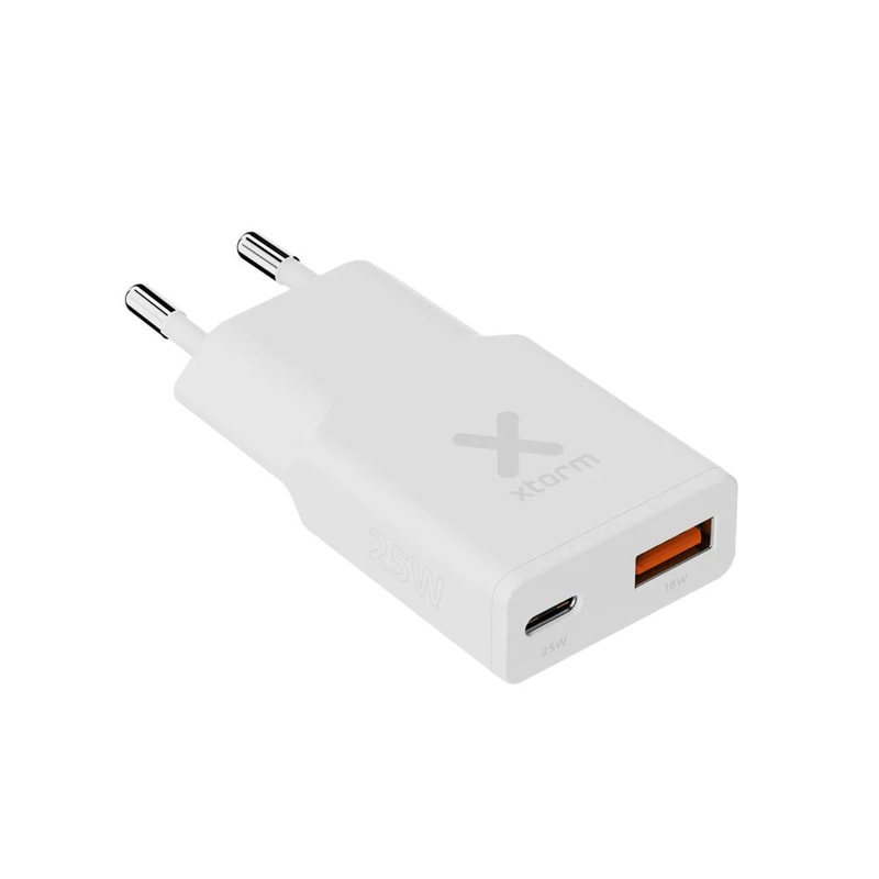 XTORM Φορτιστής Πρίζας Xtorm XTORM 25W GO2 SlimLine - White