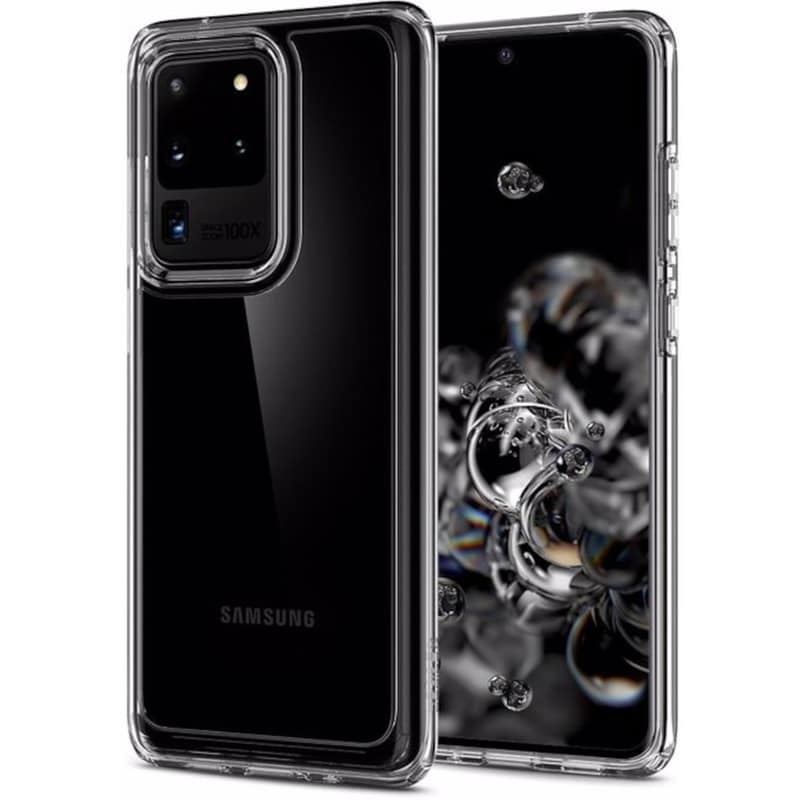Θήκη Samsung Galaxy S20 Ultra - Spigen Ultra Hybrid - Crystal Clear