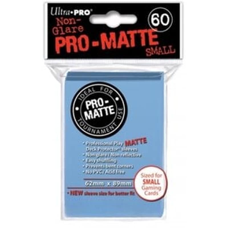 Ygo Ultra Pro Card Sleeves 60ct – Matte Light Blue