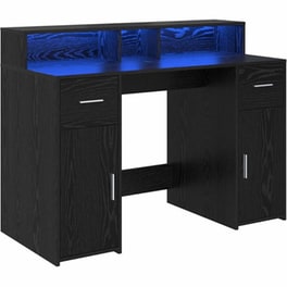 Γραφείο VidaXL από Επεξεργασμένο Ξύλο 120x55x91 cm - Μαύρη Δρυς