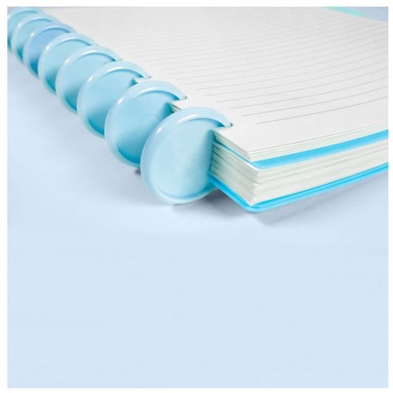 Σημειωματάριο Carchivo A5 με Αποσπώμενα Φύλλα Ριγέ Ροζ Παστέλ image 1