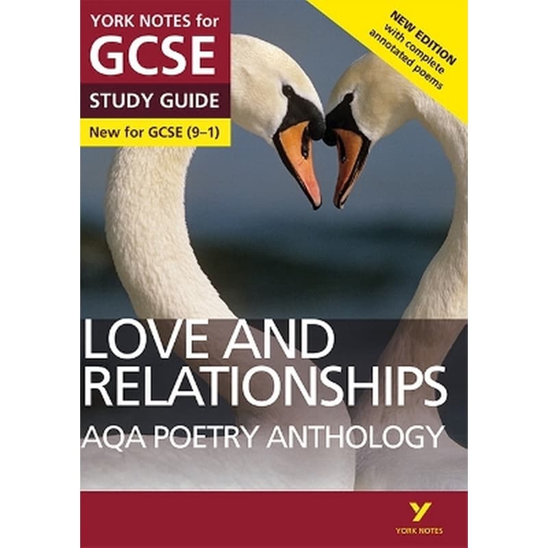 AQA Poetry Anthology Love and Relationships York Notes GCSE Study Guide - for 2025, 2026 exams