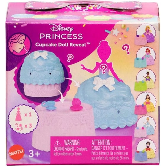 Μίνι Κούκλες Disney Princess Cupcake Έκπληξη 1 Τμχ - Τυχαία Επιλογή Σχεδίου (JFG78) image 0