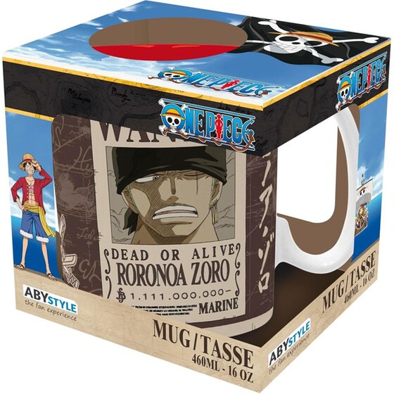 Abysse One Piece - Zoro Wanted Κούπα Κεραμική 460ml image 3