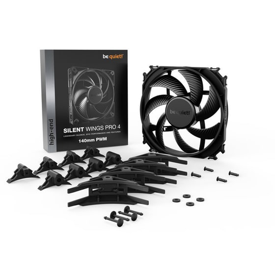 Case Fan BE QUIET! Silent Wings Pro 4 BL099 140mm - Μαύρο image 4