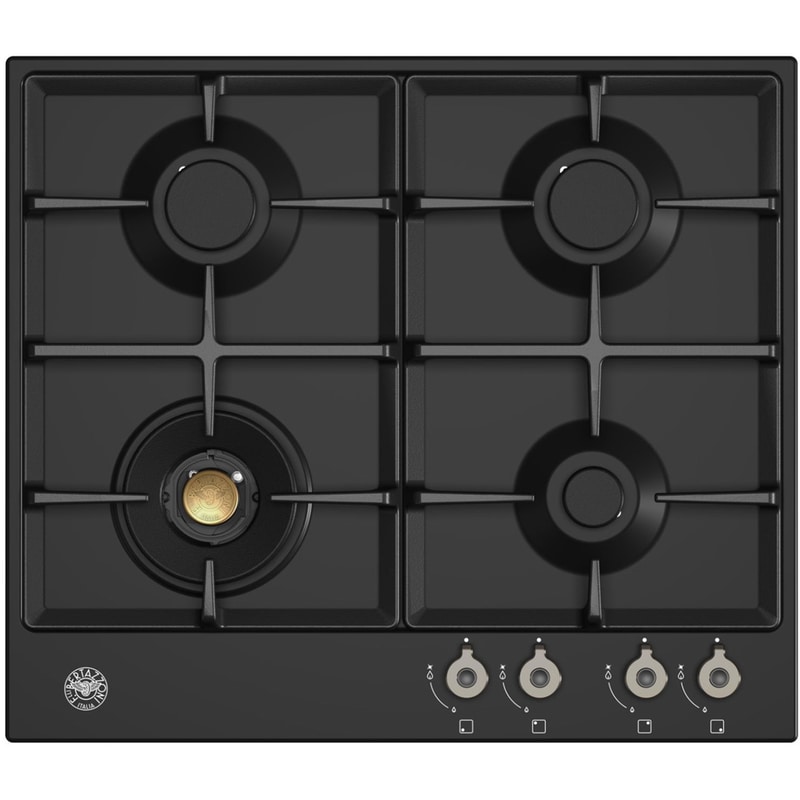 BERTAZZONI P604LPRONE(GN) 60 cm Μαύρο Εστία Φυσικού Αερίου Αυτόνομη BERTAZZONI