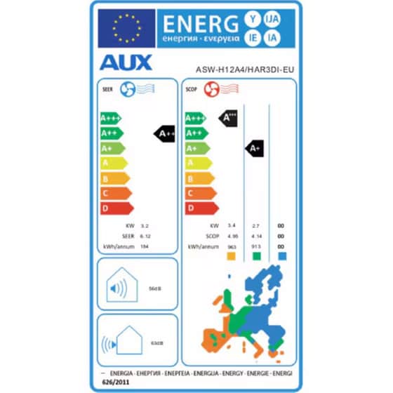 AUX Halo ASW-H12C5A4/HAR3DI-D Κλιματιστικό Inverter 12.000 BTU A++/A+++ με WiFi image 4