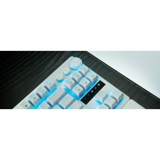 Razer Huntsman V3 Pro Tenkeyless Οπτικό Gaming Ενσύρματο Πληκτρολόγιο RGB Λευκό (US) image 3