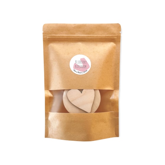 Σφραγίδα Ξύλινη Καρδιά (1 Τεμάχιο) image 0