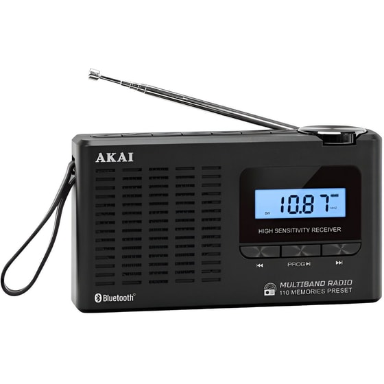 Φορητό Ραδιόφωνο Akai APR-600 - Μαύρο image 1