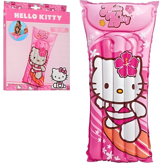 Παιδικό Στρώμα Θαλάσσης Intex Hello Kitty 118 cm - Ροζ image 1