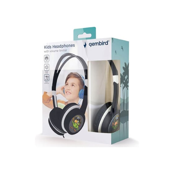 Gembird MHP-JR Ενσύρματα Παιδικά Ακουστικά Κεφαλής - Μαύρα image 0