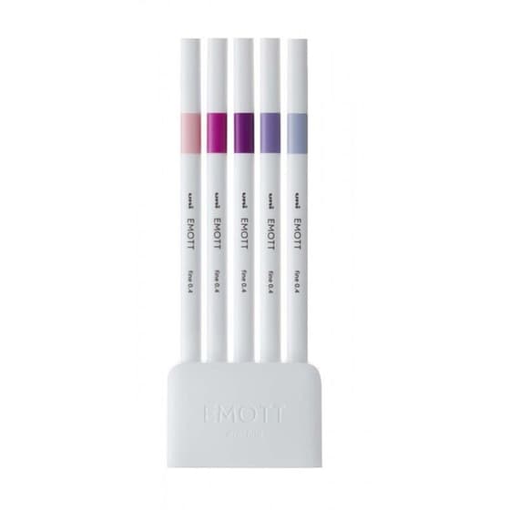 Μαρκαδόρος Σχεδίου Uni Floral Emott 0.4mm (5 Τεμάχια) image 1